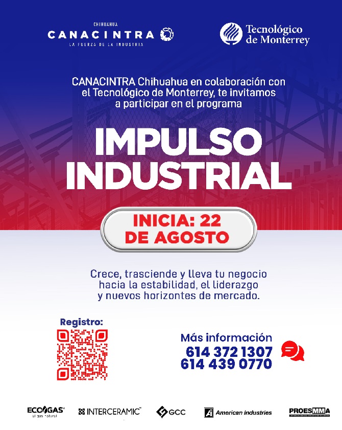 IMPULSO INDUSTRIAL - INICIAMOS EL 22 DE AGOSTO