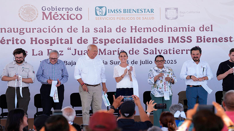 SHEINBAUM ANUNCIÓ UNA INVERSIÓN ADICIONAL DE 300 MILLONES DE PESOS PARA FORTALECER AL IMSS