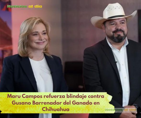MARU CAMPOS REFUERZA BLINDAJE CONTRA GUSANO BARRENADOR DEL GANADO EN CHIHUAHUA
