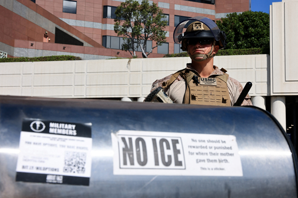 ESTADOS UNIDOS RETIRO DOS MIL SOLDADOS DE LA GUARDIA NACIONAL PARA CONTENER PROTESTAS CONTRA MIGRACIÓN  EN LOS ÁNGELES, CALIFORNIA.