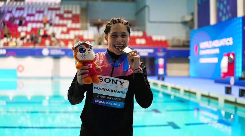 GANA OSMAR OLVERA EL ORO EN MUNDIAL DE SINGAPUR