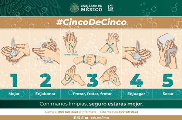 PARA PREVENIR LA HEPATITIS, LAVADO DE MANOS, HIGIENE EN LA PREPARACION ALIMENTOS Y USO DE AGUA POTABLE-IMSS