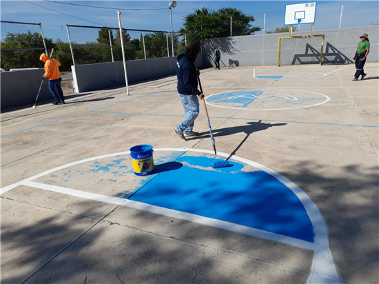 REALIZA MUNICIPIO MÁS DE 200 ACCIONES DE MANTENIMIENTO EN ESPACIOS DEPORTIVAS