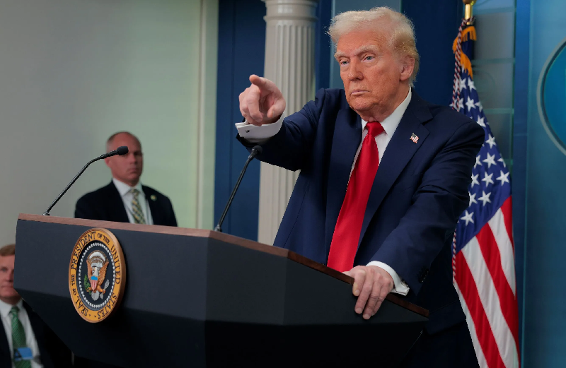  DONALD TRUMP DEJÓ EN CLARO QUE MÉXICO HACE HACE LO QUE ESTADOS UNIDOS LE PIDE QUE HAGA EN MATERIA DE SEGURIDAD FRONTERIZA.
