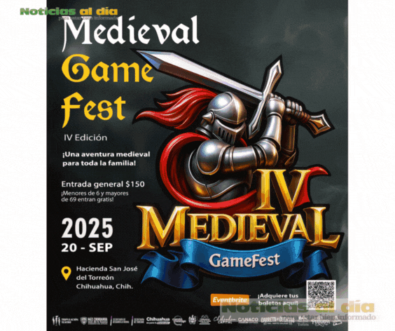 INVITAN AL MEDIEVAL GAME FEST EN CHIHUAHUA