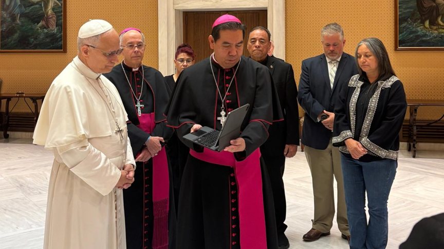 EL PAPA LEÓN XIV RECIBIÓ A LA ORGANIZACIÓN HOPE BORDER, QUE TRABAJA CON MIGRANTES EN LA FRONTERA MÉXICO-EE.UU.
