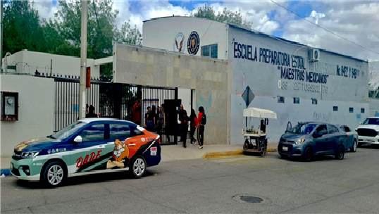 SE ACERCÓ GRUPO D.A.R.E A PREPARATORIA MAESTROS MEXICANOS EN ATENCIÓN A PELEAS CALLEJERAS