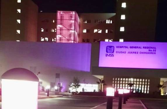 ILUMINA IMSS CHIHUAHUA SUS UNIDADES MÉDICAS Y ADMINISTRATIVAS COMO PARTE DE LA SENSIBILIZACIÓN CONTRA EL CÁNCER DE MAMA