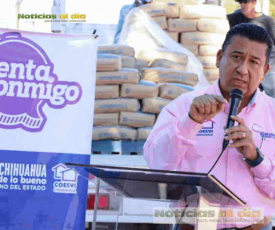 ENTREGA GOBIERNO DEL ESTADO MATERIAL DE CONSTRUCCIÓN A FAMILIAS DE SAN FRANCISCO DE CONCHOS Y LA CRUZ