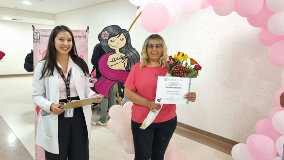PROMUEVE IMSS CHIHUAHUA CONCIENTIZACIÓN Y PREVENCIÓN DEL CÁNCER DE MAMA EN HGR NO. 2