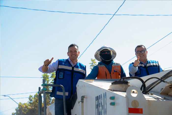 RECORRE ALCALDE MARCO BONILLA ZONA DE RECARPETEO DE LA AVENIDA MIGUEL BARRAGÁN