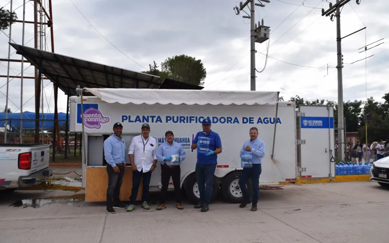 DISTRIBUYE COESPRIS MÁS DE 5 MIL LITROS DE AGUA PURIFICADA EN COMUNIDADES RURALES