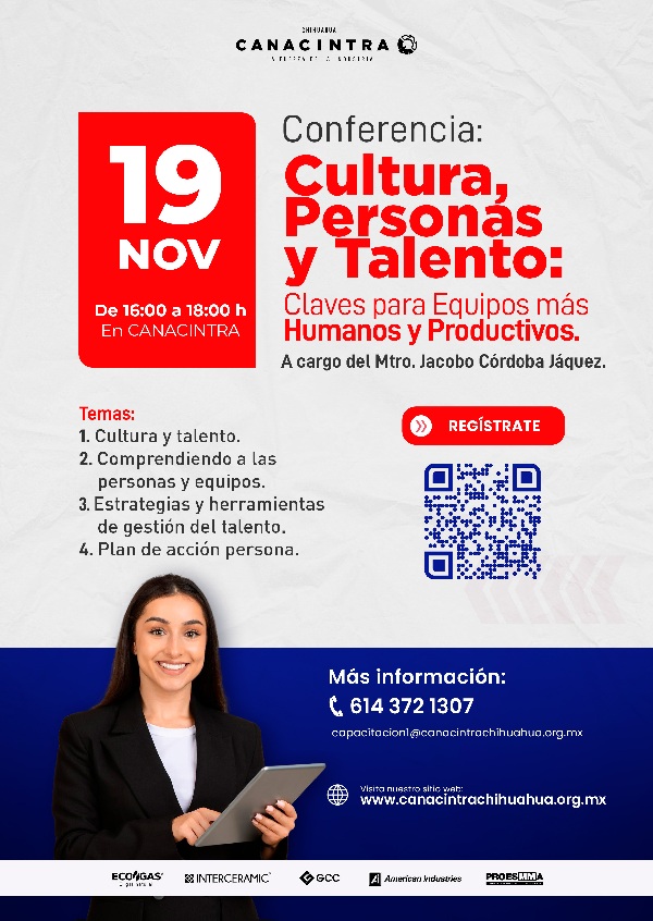 CONFERENCIA: CULTURA, PERSONAS Y TALENTO