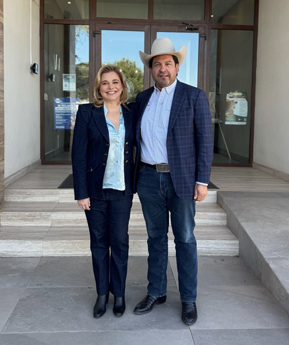 MARU CAMPOS Y EL PRESIDENTE DE LA UGRCH REFUERZAN COORDINACIÓN EN TEMAS PRIORITARIOS PARA LA GANADERÍA