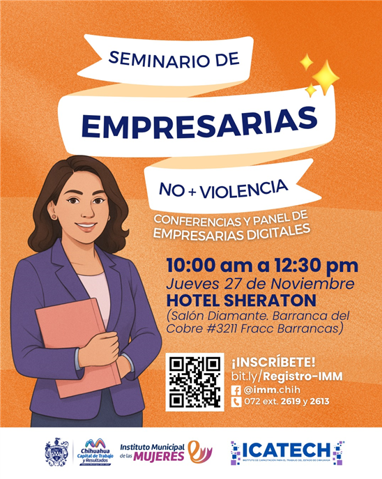 INVITAN AL SEMINARIO DE EMPRESARIAS 