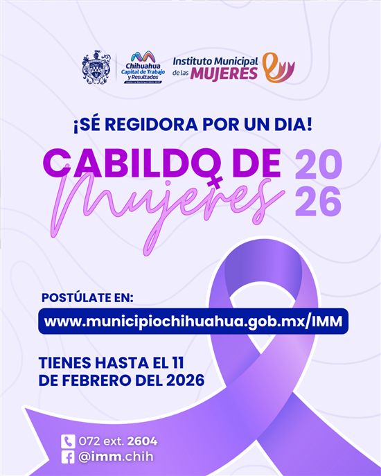 SE PARTE DE LAS DECISIONES PÚBLICAS: LANZA MUNICIPIO CONVOCATORIA DE CABILDO DE MUJERES 2026
