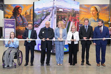 MARU CAMPOS INAUGURA EL CENTRO DE CONVENCIONES CENTENARIO TRES CULTURAS EN CUAUHTÉMOC