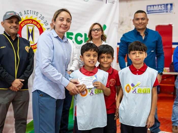 FECHAC Y CASA ACTIVO VEINTE TREINTA BRINDAN UNA TARDE DE JUEGOS CON EL TORNEO ANUAL DE VOLEIBOL PARA LAS NIÑAS Y NIÑOS DEL MODELO ADN EN DELICIAS