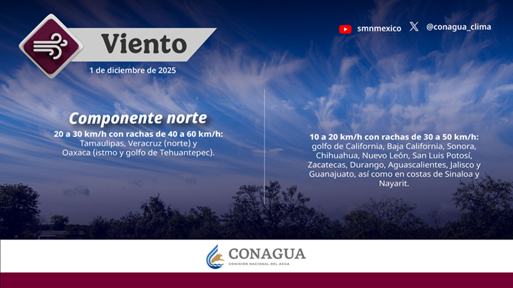 POSIBLES HELADAS AL AMANECER SOBRE ENTIDADES DE LA MESA DEL NORTE Y LA MESA CENTRAL
