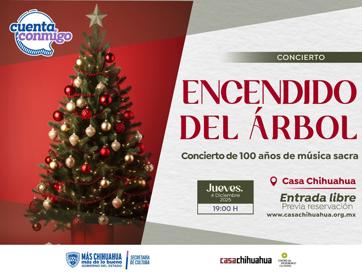CELEBRARÁ CASA CHIHUAHUA EL ENCENDIDO DE SU ÁRBOL NAVIDEÑO CON CONCIERTO DE MÚSICA SACRA