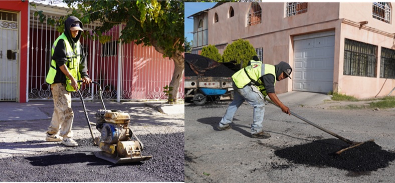ATENDIÓ MUNICIPIO MÁS DE MIL 200 BACHES DURANTE EL PERIODO DEL 1 AL 5 DE DICIEMBRE
