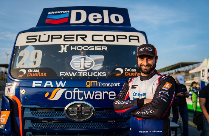 “HARRY” DUEÑAS COMPLETÓ SU AÑO 2025 EN LOS TRACTOCAMIONES DE LA SÚPER COPA