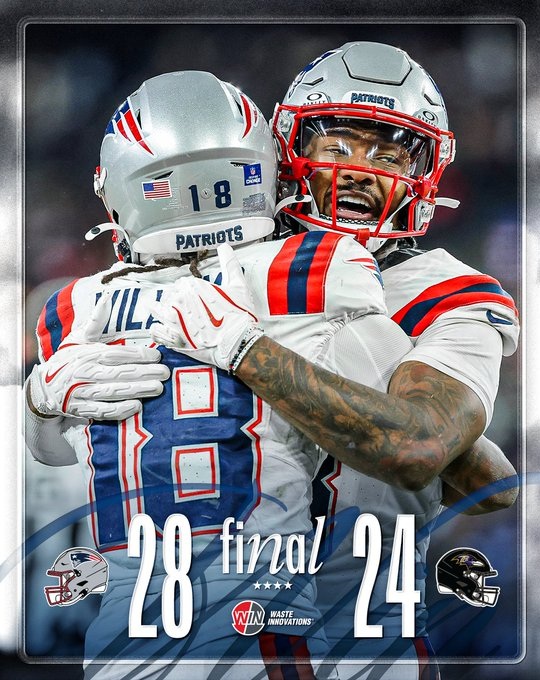 DERROTAN PATRIOTS A RAVENS Y ASEGURAN SU PASE A PLAYOFFS