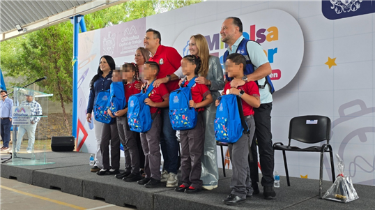 BENEFICIÓ MUNICIPIO A MÁS DE 130 MIL ESTUDIANTES DE NIVEL BÁSICO, MEDIO Y MEDIO SUPERIOR CON EL PROGRAMA “MI BOLSA ESCOLAR” 2025