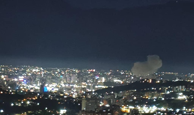 LA MADRUGADA DE ESTE SÁBADO SE REGISTRARON FUERTES EXPLOSIONES EN DISTINTAS PARTES DE CARACAS, VENEZUELA