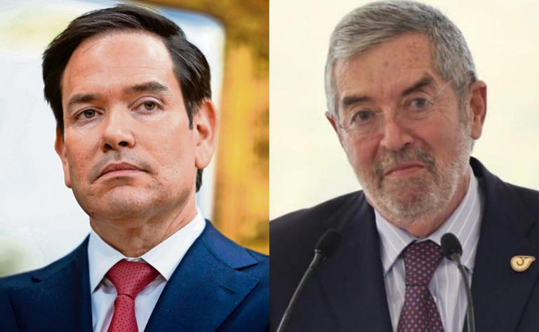 DIALOGARON EL SECRETARIO DE ESTADO DE ESTADOS UNIDOS MARCO RUBIO, Y EL CANCILLER JUAN RAMÓN DE LA FUENTE