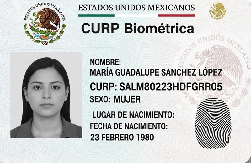 CURP BIOMÉTRICA SERVIRÁ PARA TRÁMITES Y SERVICIOS INDISPENSABLES