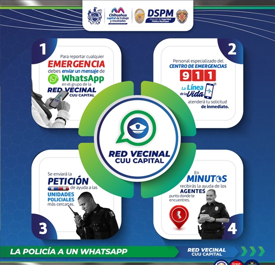 ÚNETE A LA RED VECINAL DE LA POLICÍA MUNICIPAL E INCREMENTA LA SEGURIDAD EN TU COLONIA