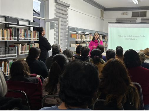 REALIZA MUNICIPIO CHARLA DISCAPACIDAD EN LA LITERATURA LO DIFERENTE COMO MONSTRUOSO EN LA BIBLIOTECA MIGUEL DE CERVANTES