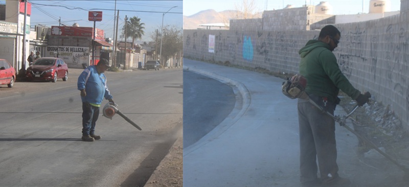 MANTIENE MUNICIPIO LIMPIEZA PERMANENTE EN AVENIDAS DEL SUR