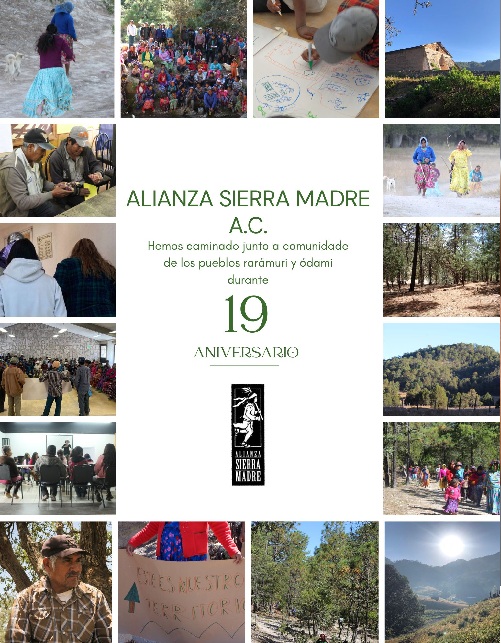 LA ALIANZA SIERRA MADRE CONMEMORA 19 AÑOS DE LUCHA Y CONSTRUCCIÓN COLECTIVA POR LOS PUEBLOS Y EL MEDIO AMBIENTE EN LA SIERRA TARAHUMARA.