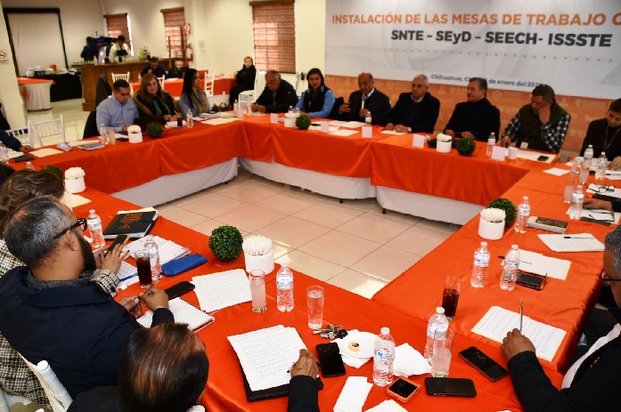 INSTALAN SEYD, SEECH, SNTE E ISSSTE MESAS DE TRABAJO CONJUNTAS