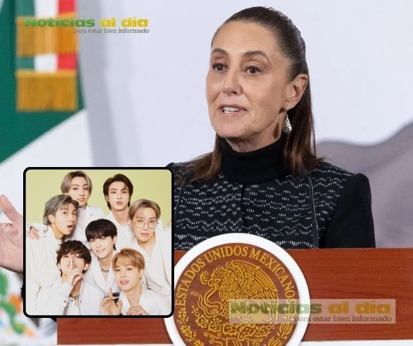 COREA DEL SUR CONFIRMÓ QUE RECIBIÓ LA CARTA DE LA PRESIDENTA SHEINBAUM SOBRE EL GRUPO BTS 