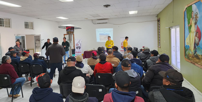 CAPACITA PROTECCIÓN CIVIL A BRIGADAS FORESTALES EN MADERA