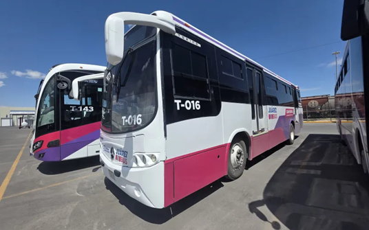 CAM MÓVIL DEL JUÁREZBUS LLEGA AL CAMPUS ICB DE LA UACJ Y REGRESA A RIBERAS