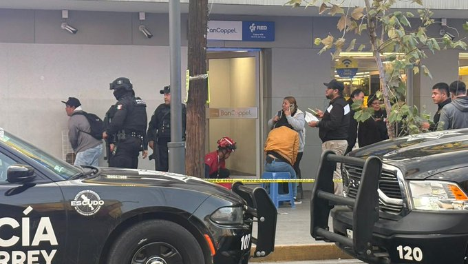 BALACERA EN EL CENTRO DE MONTERREY DEJA SIETE PERSONAS LESIONADAS