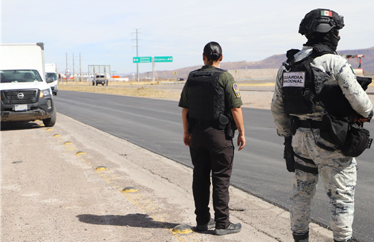 FILTROS DE REVISIÓN POR LA DSPM EN CARRETERA CHIHUAHUA-ALDAMA PARA GARANTIZAR SEGURIDAD DE LA CAPITAL
