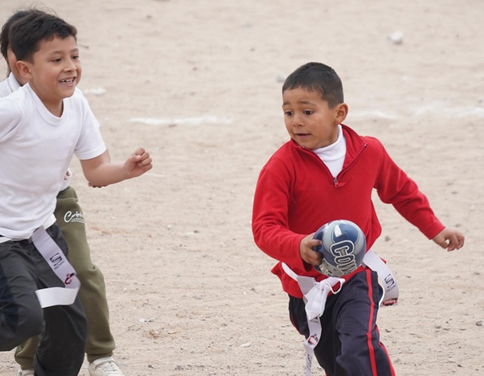 DONACIÓN DE FECHAC HACE POSIBLE TORNEO DE TOCHITO EN LA ESCUELA PRIMARIA GONZÁLEZ BOCANEGRA EN RIBERAS DEL BRAVO 
