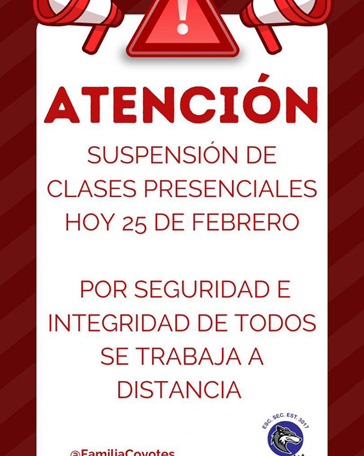 POR INSEGURIDAD SUSPENDEN CLASES ALGUNAS ESCUELAS EN ALDAMA