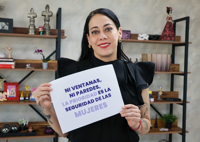 “NI VENTANAS, NI PAREDES, LA PRIORIDAD ES LA SEGURIDAD DE LAS MUJERES