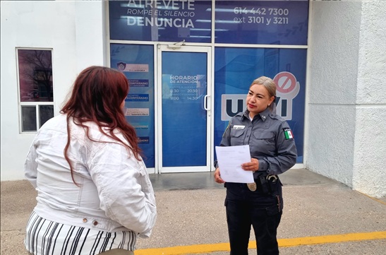 LLAMA POLICÍA MUNICIPAL A DENUNCIAR A TIEMPO Y PREVENIR LA VIOLENCIA FAMILIAR O DE GÉNERO