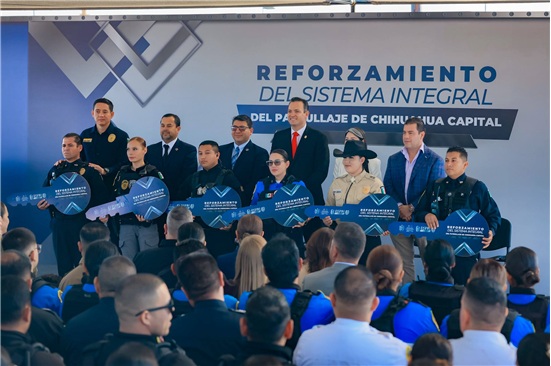 ENTREGA MARCO BONILLA 46 NUEVAS PATRULLAS MÁS A LA POLICÍA MUNICIPAL PARA REFORZAR SEGURIDAD EN LA CIUDAD