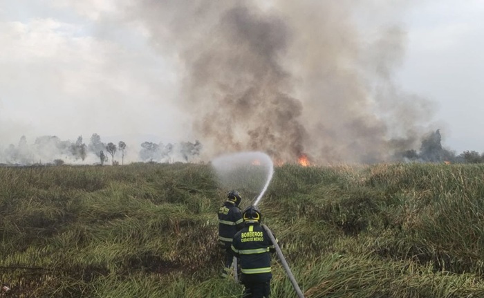 UN INCENDIO EN LA ALCALDÍA XOCHIMILCO DE LA CIUDAD DE MÉXICO CONSUMIÓ CASI 8 HECTÁREAS DE VEGETACIÓN.