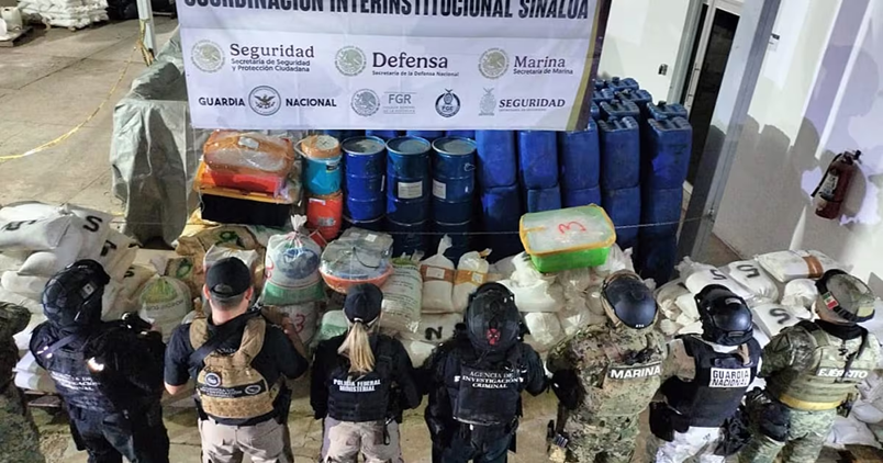 AUTORIDADES DE ESPAÑA ASEGURARON 625 KILOS DE METANFETAMINA, LA CUAL PROCEDÍA DE MÉXICO.