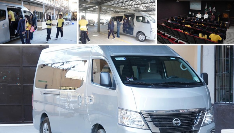 FECHAC Y EL CENTRO EDUCATIVO SAN CARLOS IMPULSAN MOVILIDAD SEGURA PARA FORTALECER LA EDUCACIÓN DE JÓVENES DEL NORPONIENTE DE CIUDAD JUÁREZ