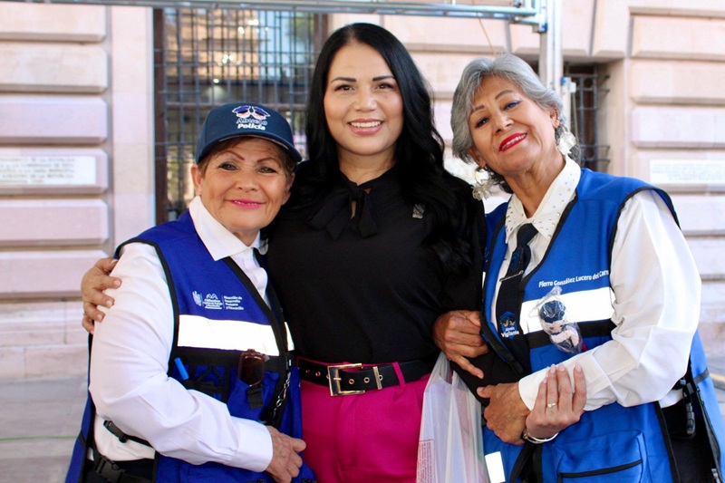 APORTAN ABUELITOS POLICÍA ORDEN Y SEGURIDAD EN ESCUELAS DEL MUNICIPIO, SU LABOR ES INVALUABLE: REG. MYRNA MONGE